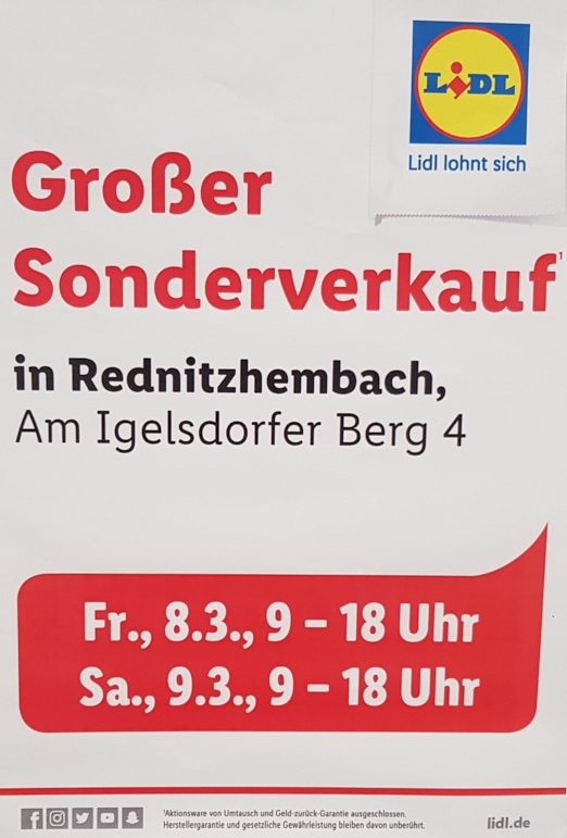 lidlsonderverkauf RegionSchwabach